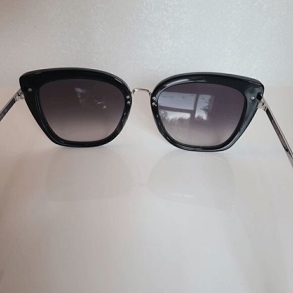 🖤 REBECCA MINKOFF Bessie 54MM Black Gradient Cat Eye Sunglasses NEW MSRP $198 - Picture 5 of 16